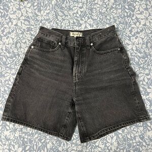 Madewell Dark Gray Denim Shorts